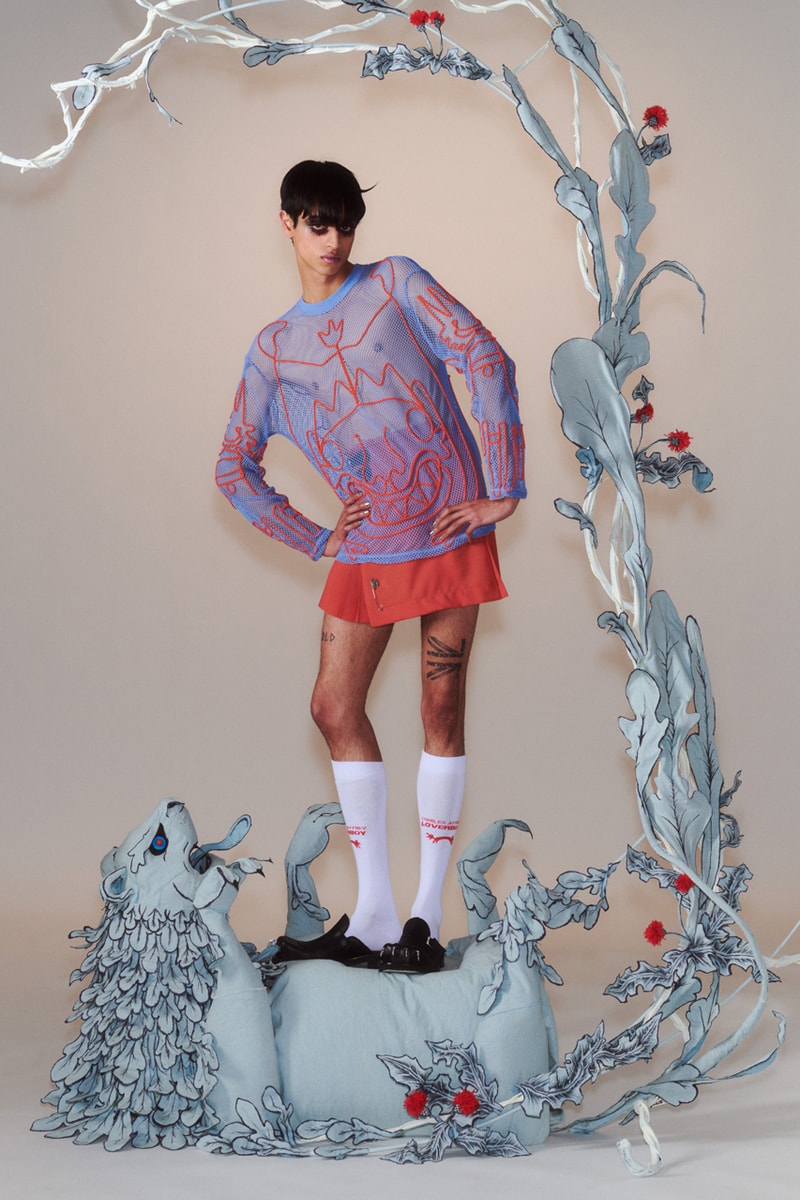 Charles Jeffrey LOVERBOY Pre-Spring 2024 STATANT PASSANT RAMPANT Lookbook Collection Release Information Scottish Designer London