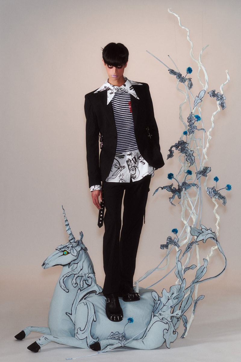 Charles Jeffrey LOVERBOY Pre-Spring 2024 STATANT PASSANT RAMPANT Lookbook Collection Release Information Scottish Designer London