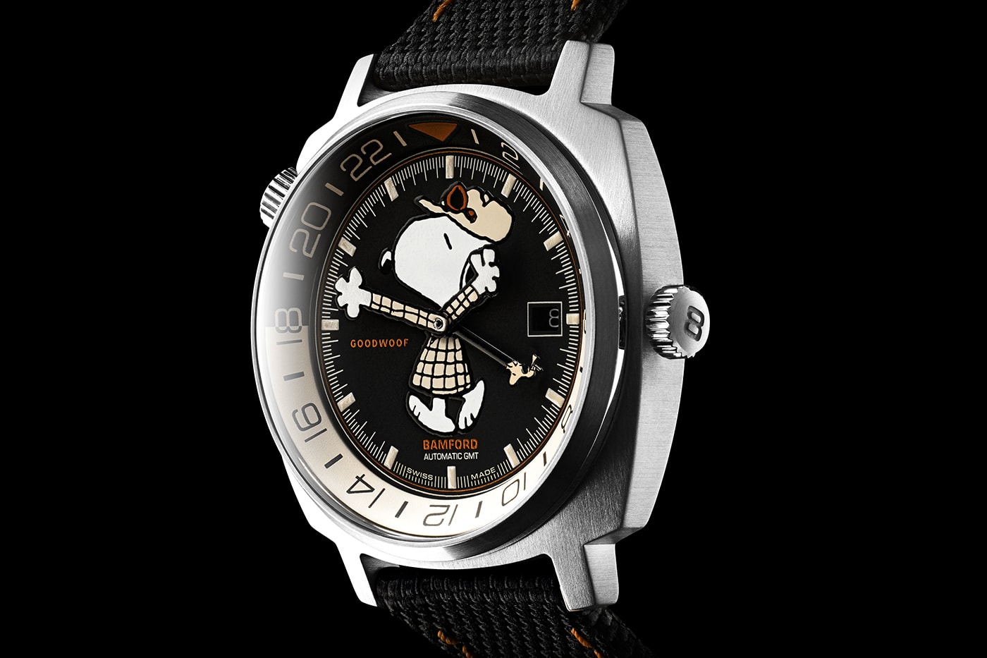 Goodwood x Bamford London Detective Snoopy GMT Watch Collaboration Release Info	