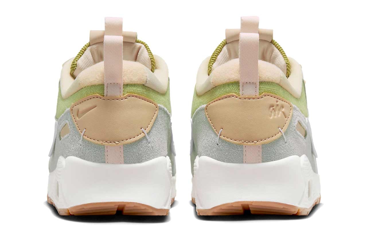 Nike Air Max 90 Futura Green Grey Cream Sneakers Footwear Trainers Fashion Streetwear Swoosh Just Do It