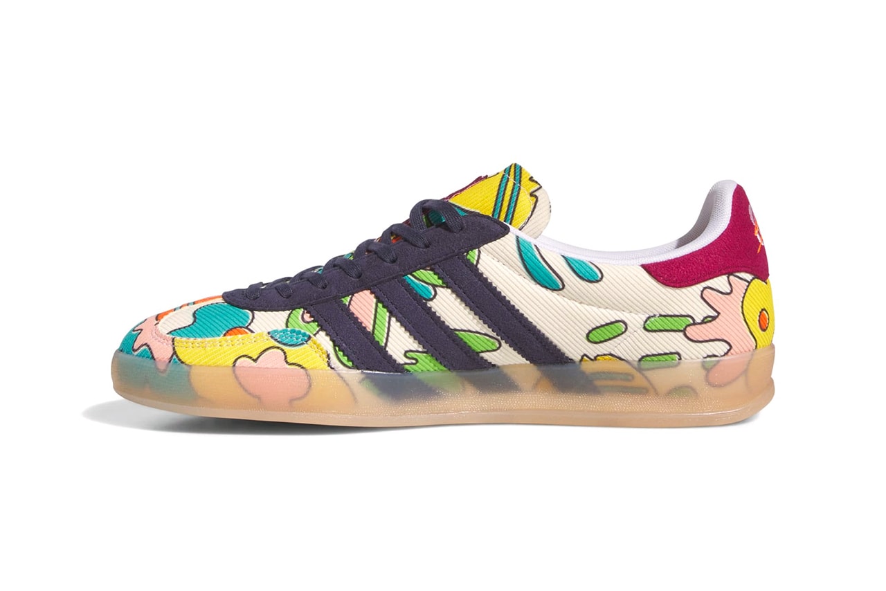 Sean Wotherspoon x adidas Originals Gazelle Indoor Ecru Tint / Shadow Navy / Gum IG2849 Corduroy Release Information Drops Footwear Sneakers