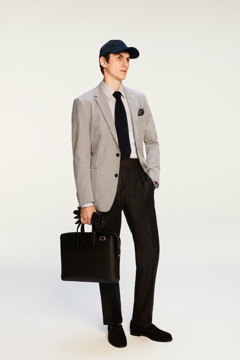 dunhill Spring/Summer 2024 Collection Lookbook Quiet Luxury British UK Brand Menswear Suits Tailoring 