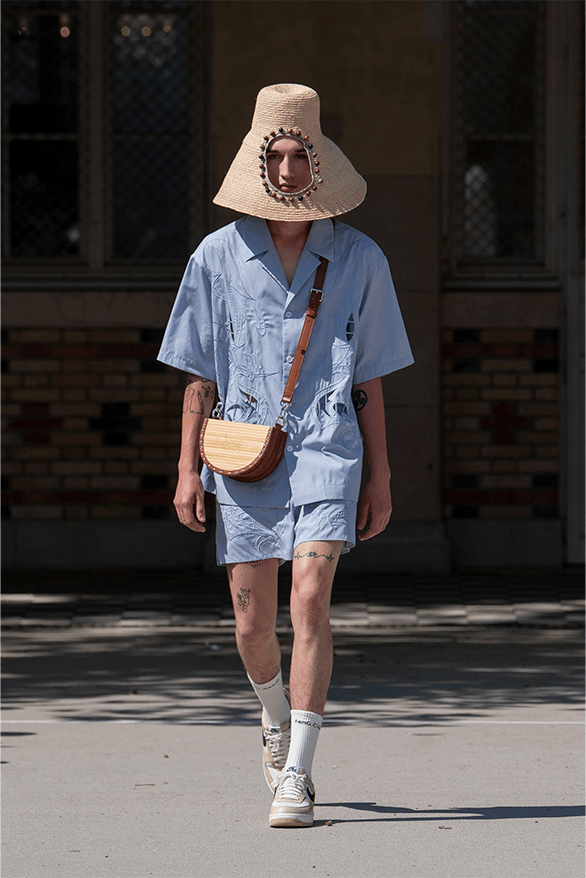 Feng Chen Wang Spring Summer 2024 Paris Fashion Week London uk designer nike Air Force 1 sneakers footwear menswear womenswear sportswear