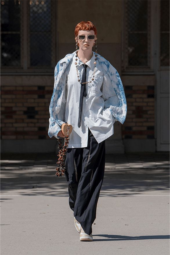 Feng Chen Wang Spring Summer 2024 Paris Fashion Week London uk designer nike Air Force 1 sneakers footwear menswear womenswear sportswear