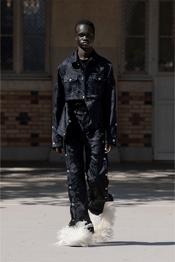 Feng Chen Wang Spring Summer 2024 Paris Fashion Week London uk designer nike Air Force 1 sneakers footwear menswear womenswear sportswear