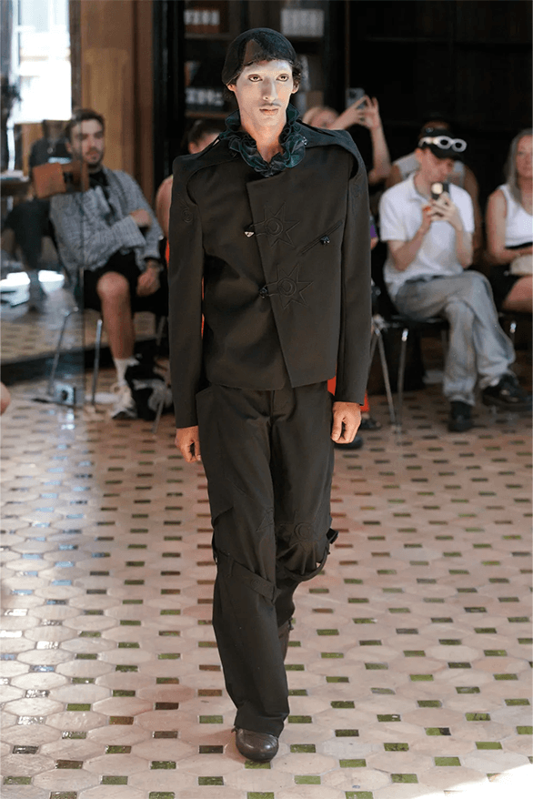 Kiko Kostadinov Spring Summer 2024 Paris Fashion Week runway show menswear London uk designer Asics