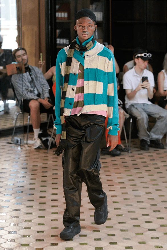 Kiko Kostadinov Spring Summer 2024 Paris Fashion Week runway show menswear London uk designer Asics