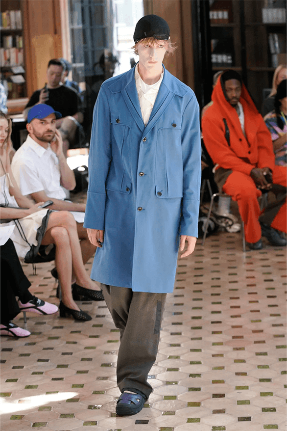 Kiko Kostadinov Spring Summer 2024 Paris Fashion Week runway show menswear London uk designer Asics