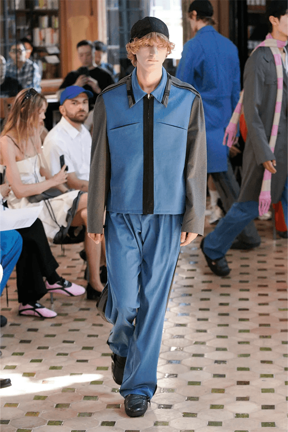 Kiko Kostadinov Spring Summer 2024 Paris Fashion Week runway show menswear London uk designer Asics