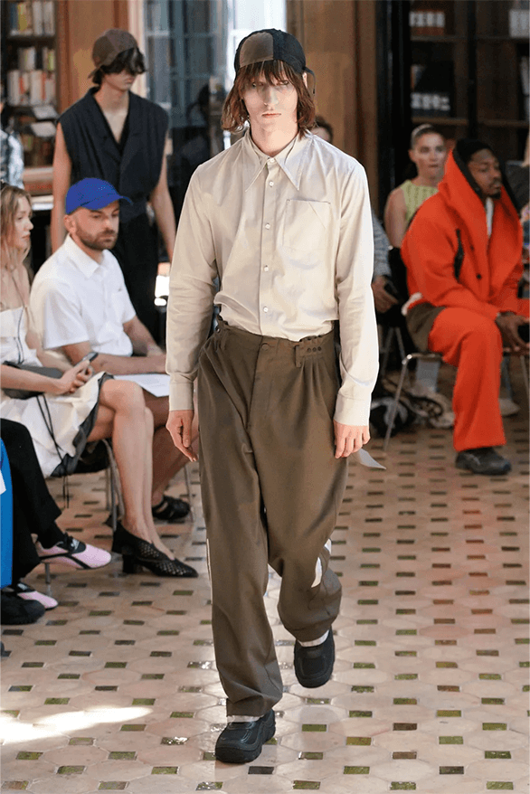 Kiko Kostadinov Spring Summer 2024 Paris Fashion Week runway show menswear London uk designer Asics