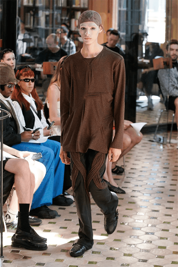 Kiko Kostadinov Spring Summer 2024 Paris Fashion Week runway show menswear London uk designer Asics