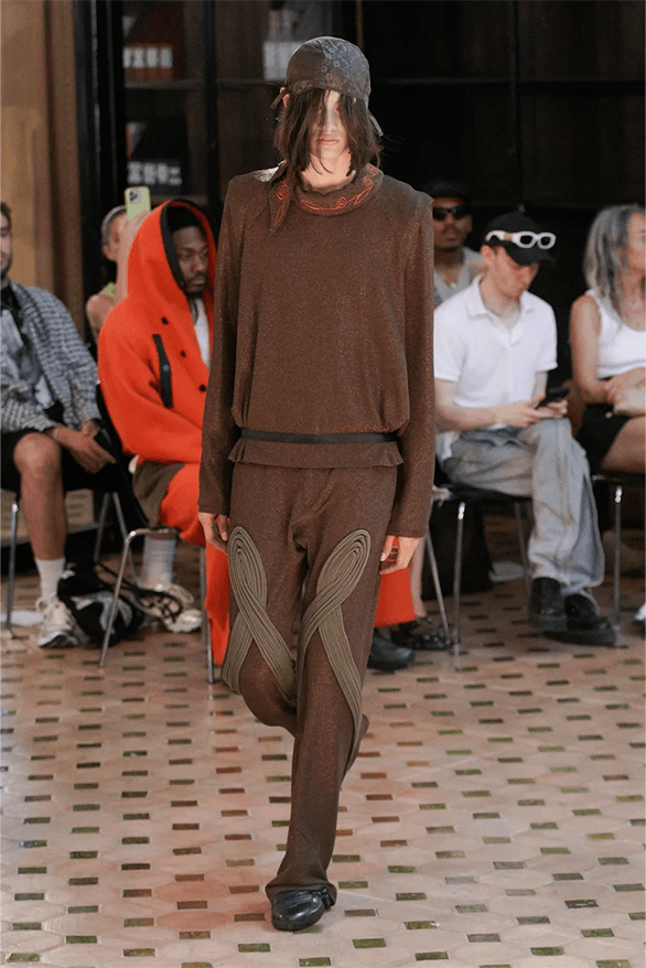 Kiko Kostadinov Spring Summer 2024 Paris Fashion Week runway show menswear London uk designer Asics