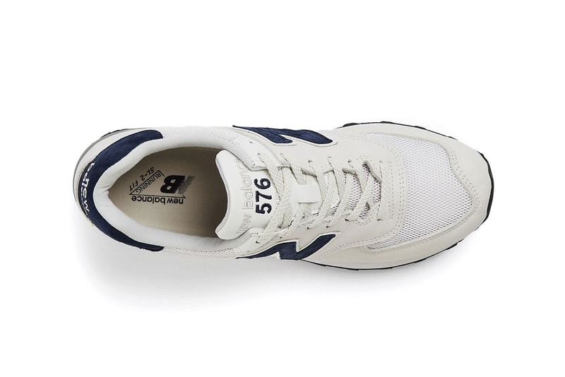 New Balance 576 Made in UK Mood Indigo Off White Blue Sneakers Footwear Shoes Trainers Sports Streetwear Style Fashion OU576LWG