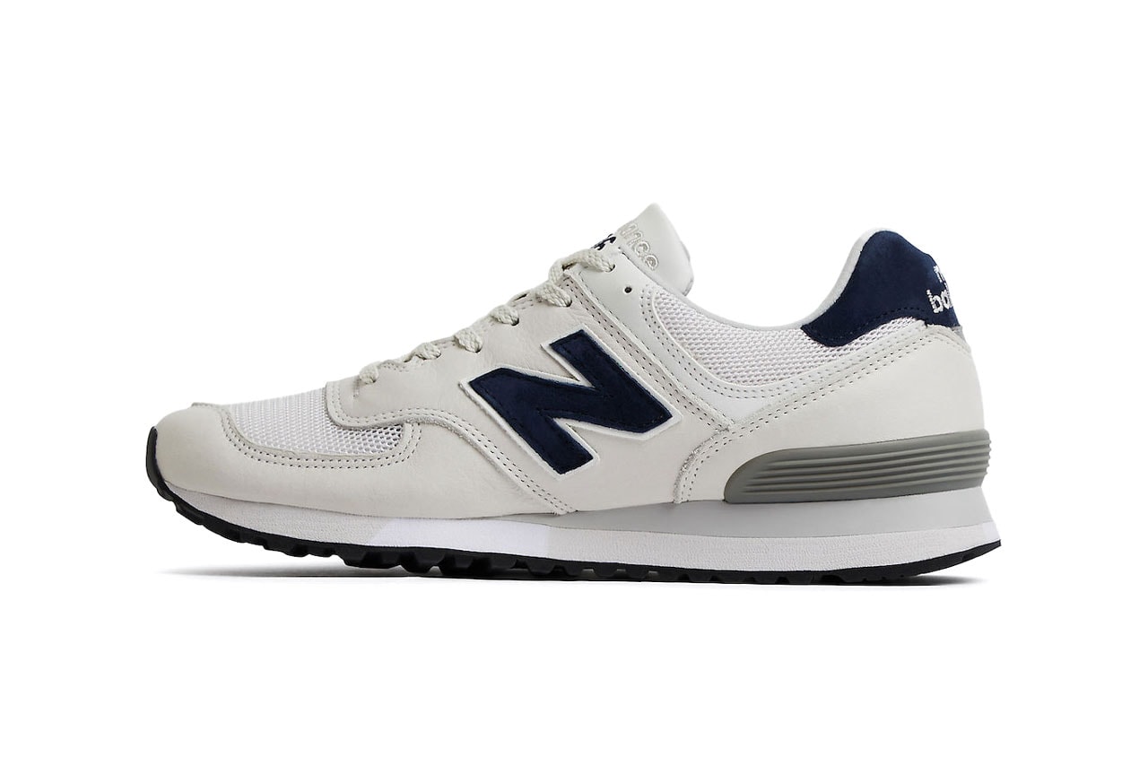 New Balance 576 Made in UK Mood Indigo Off White Blue Sneakers Footwear Shoes Trainers Sports Streetwear Style Fashion OU576LWG