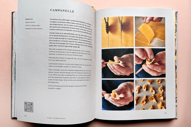 Mateo Zielonka Pasta Masterclass Book shape recipe mschf big red boot cooking