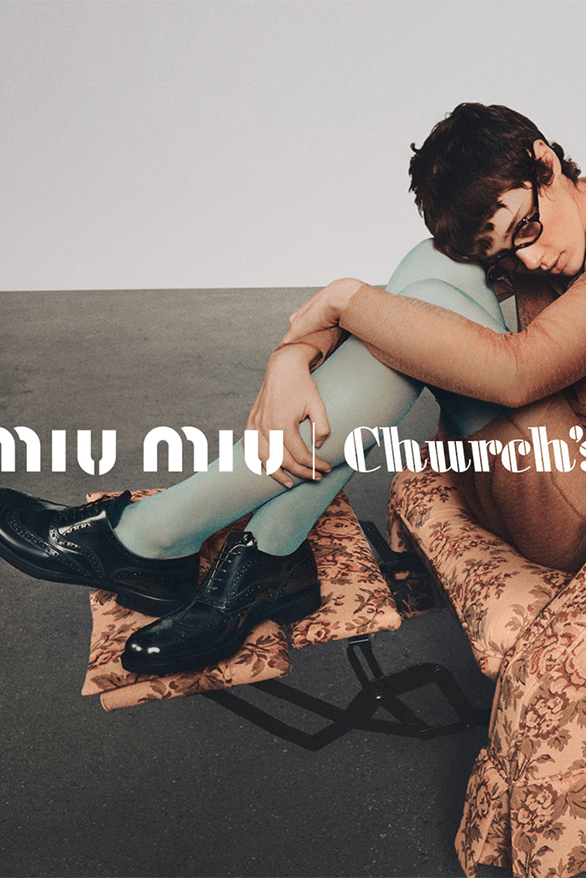 Miu Miu Church's Brogue Double Monk Strap Shoe Collaboration formal uk England Italy womenswear menswear
