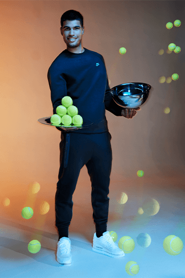 Nike Don't Sweat the Tech-nique Campaign tech fleece outerwear technology Eerling Haaland Phil Foden Carlos Alcaraz Naomi Osaka