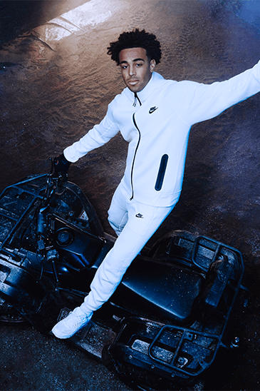 Nike Don't Sweat the Tech-nique Campaign tech fleece outerwear technology Eerling Haaland Phil Foden Carlos Alcaraz Naomi Osaka