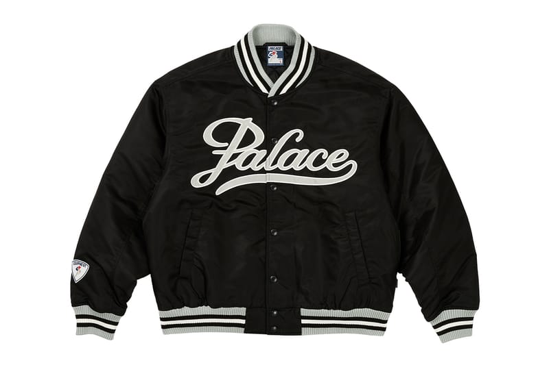 Palace Saints Varsity Jacket Black