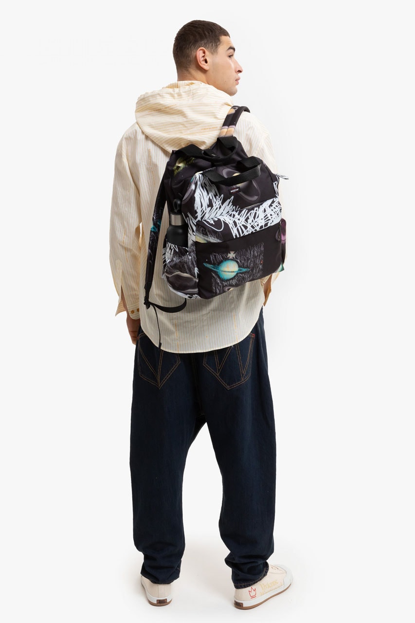 Vivienne Westwood Joins Eastpak for an Intergalactic Bag Collection Release Info Sustainable Planets Print