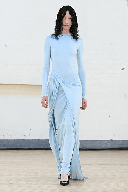 Fashion East Spring Summer 2024 London Fashion Week menswear womenswear runway Olly shinder standing ground Lulu Kennedy Johanna Parv