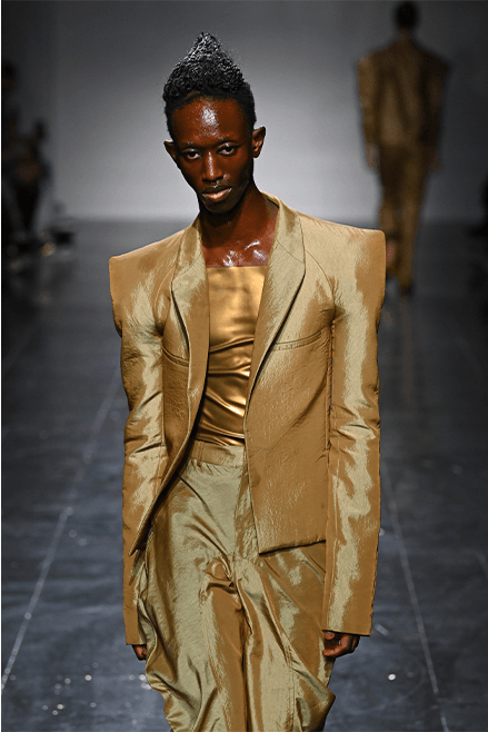 HARRI Spring Summer 2024 London Fashion Week menswear womenswear runway Harikrishnan Keezhathil Surendran Pillai latex sam smith