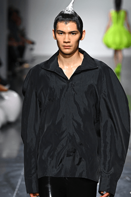 HARRI Spring Summer 2024 London Fashion Week menswear womenswear runway Harikrishnan Keezhathil Surendran Pillai latex sam smith