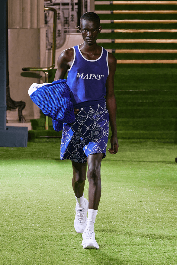 MAINS London Spring Summer 2024 London Fashion Week menswear womenswear runway Skepta