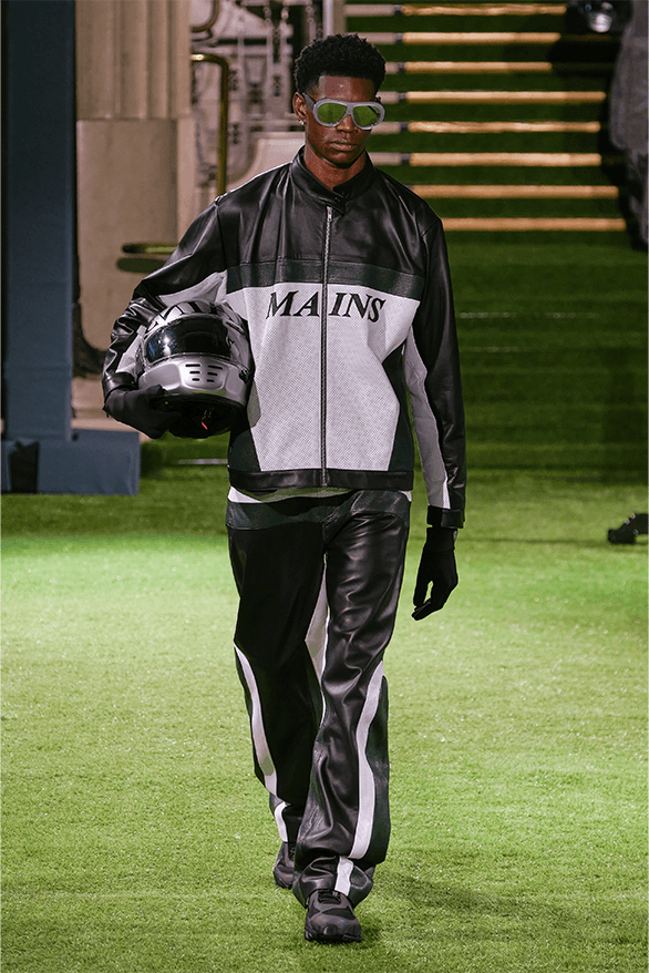 MAINS London Spring Summer 2024 London Fashion Week menswear womenswear runway Skepta