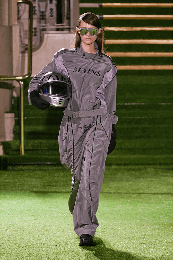 MAINS London Spring Summer 2024 London Fashion Week menswear womenswear runway Skepta