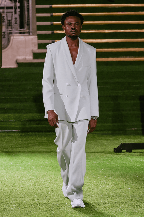 MAINS London Spring Summer 2024 London Fashion Week menswear womenswear runway Skepta