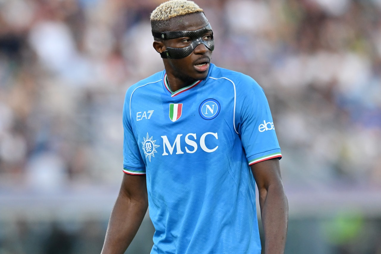 Victor Osimhen Napoli Soccer Sports Football Italy Serie A Champions League Premier League TikTok Quit Instagram Social Media