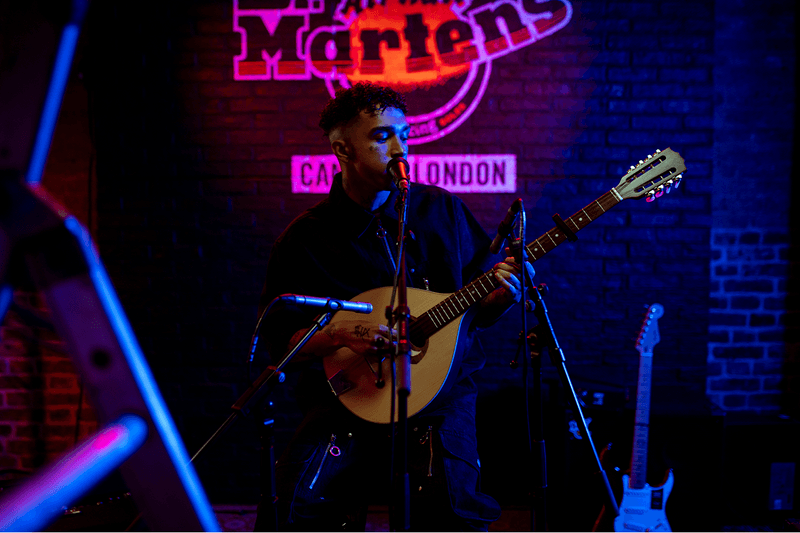 Dr Martens SBTV Music Initiative London Camden Boot Room Amaria BB Deyaz BERWYN Jamal Edwards live performance