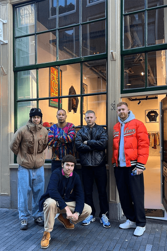 Dukes Cupboard Amsterdam Vintage Store London uk designer sportswear Milo Harley Ned Membery