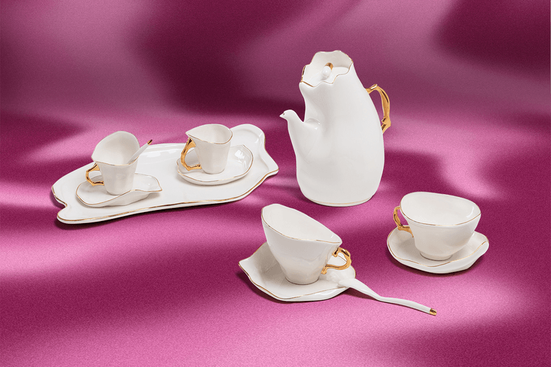 SELETTI JORDANLUCA Rave Tea Set Release Information details date collaboration British uk homeware