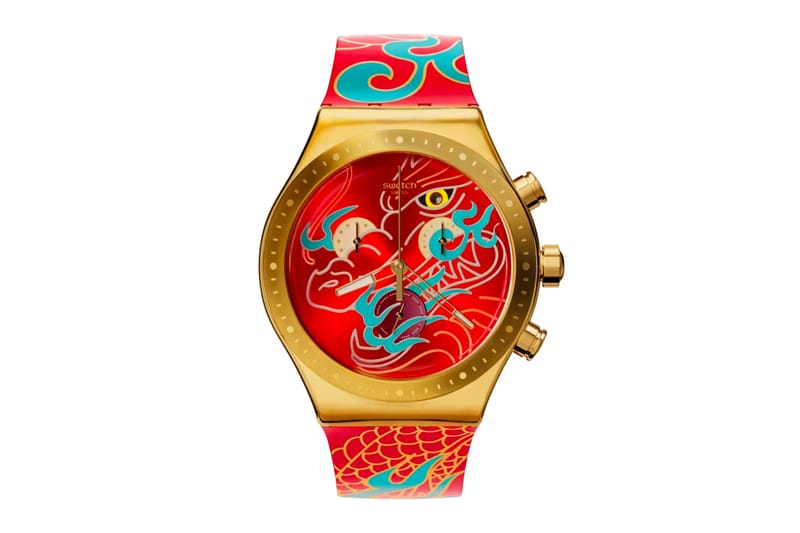Swatch Readies a Quintet of Dragon-Emblazoned Watches for the Lunar New Year