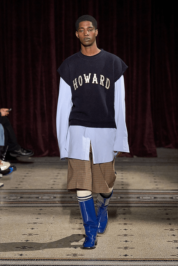 Wales Bonner Fall Winter 2024 Paris Fashion Week menswear Adidas runway show