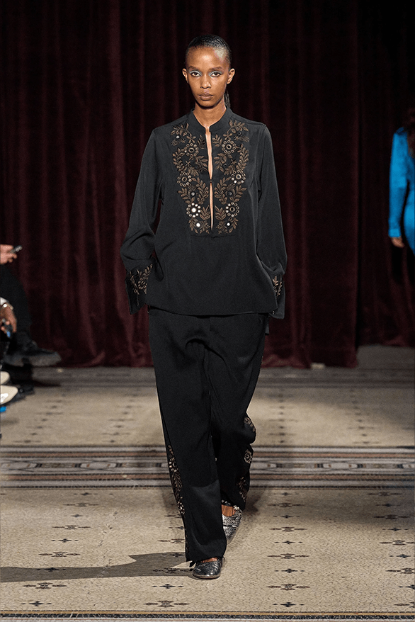 Wales Bonner Fall Winter 2024 Paris Fashion Week menswear Adidas runway show