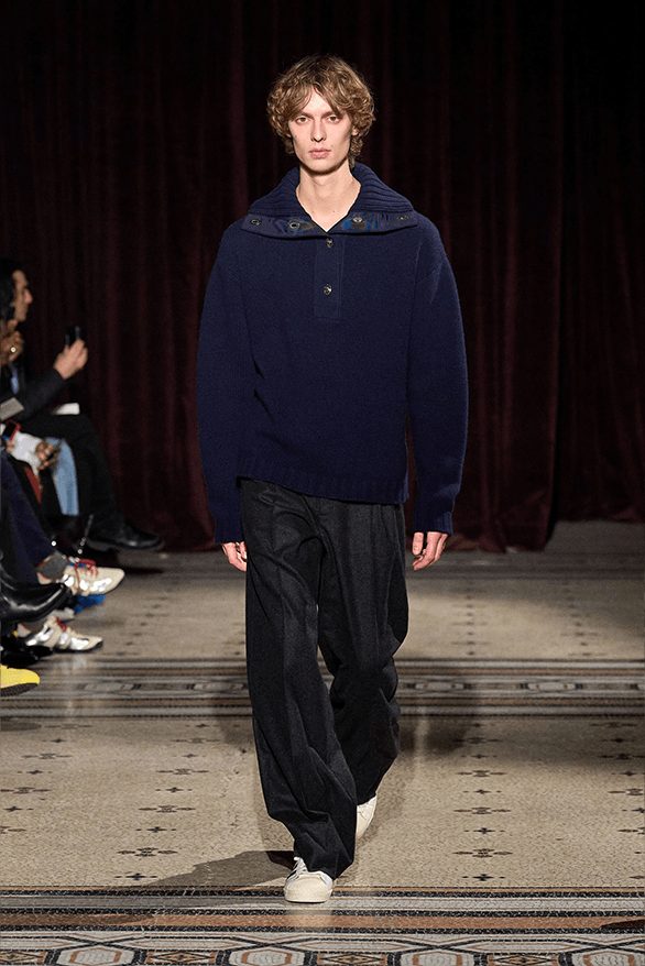 Wales Bonner Fall Winter 2024 Paris Fashion Week menswear Adidas runway show