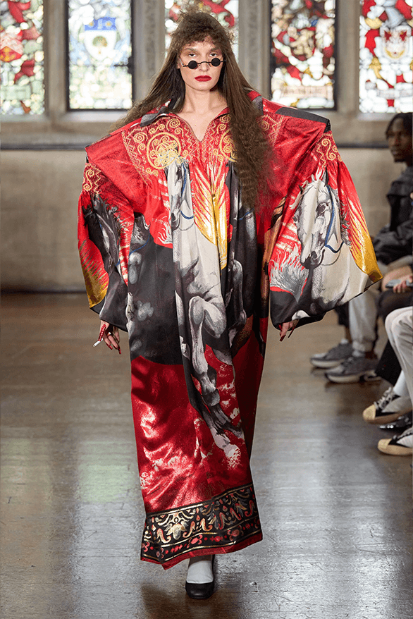 Edward Crutchley Fall Winter 2024 London Fashion Week menswear womenswear runway show