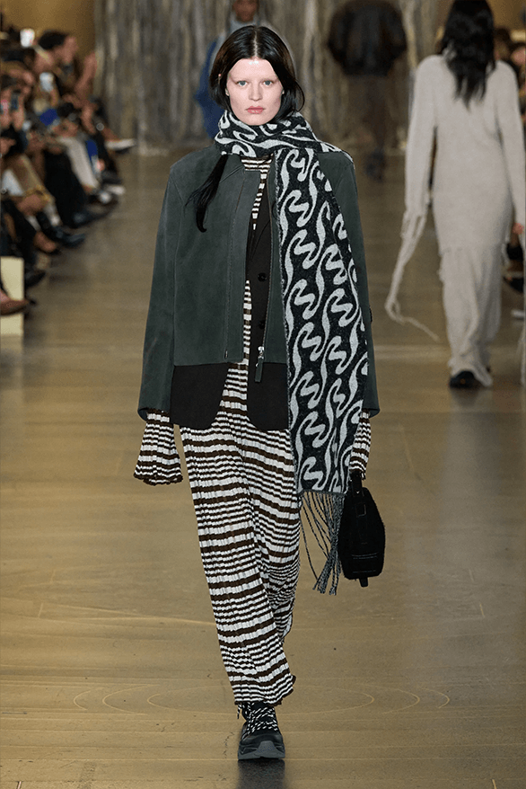 Holzweiler Fall Winter 2024 London Fashion Week menswear womenswear Oslo runway show