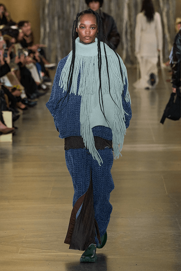 Holzweiler Fall Winter 2024 London Fashion Week menswear womenswear Oslo runway show