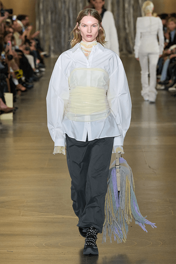 Holzweiler Fall Winter 2024 London Fashion Week menswear womenswear Oslo runway show