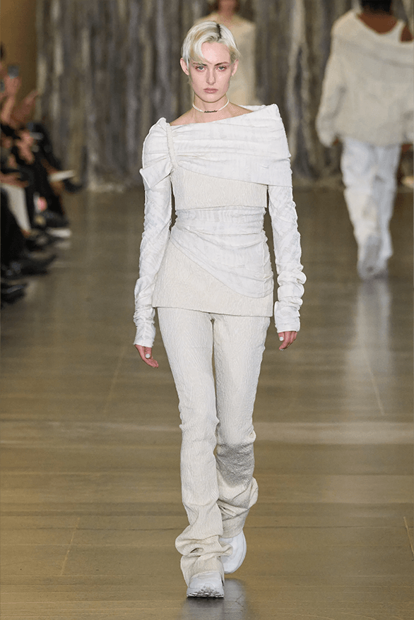 Holzweiler Fall Winter 2024 London Fashion Week menswear womenswear Oslo runway show