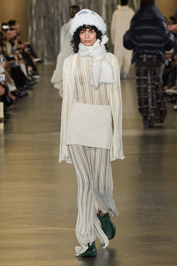 Holzweiler Fall Winter 2024 London Fashion Week menswear womenswear Oslo runway show