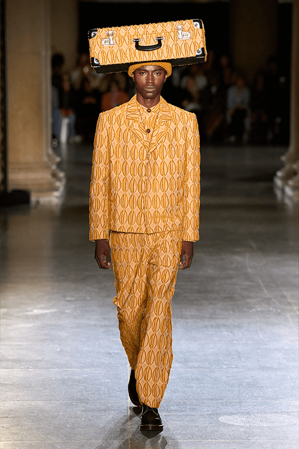 LABRUM Fall Winter 2024 London Fashion Week menswear womenswear runway show Foday Dumbuya Adidas collaboration