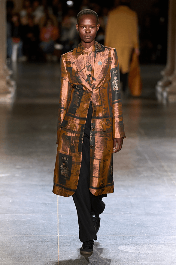 LABRUM Fall Winter 2024 London Fashion Week menswear womenswear runway show Foday Dumbuya Adidas collaboration