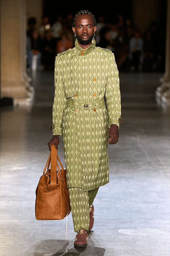LABRUM Fall Winter 2024 London Fashion Week menswear womenswear runway show Foday Dumbuya Adidas collaboration