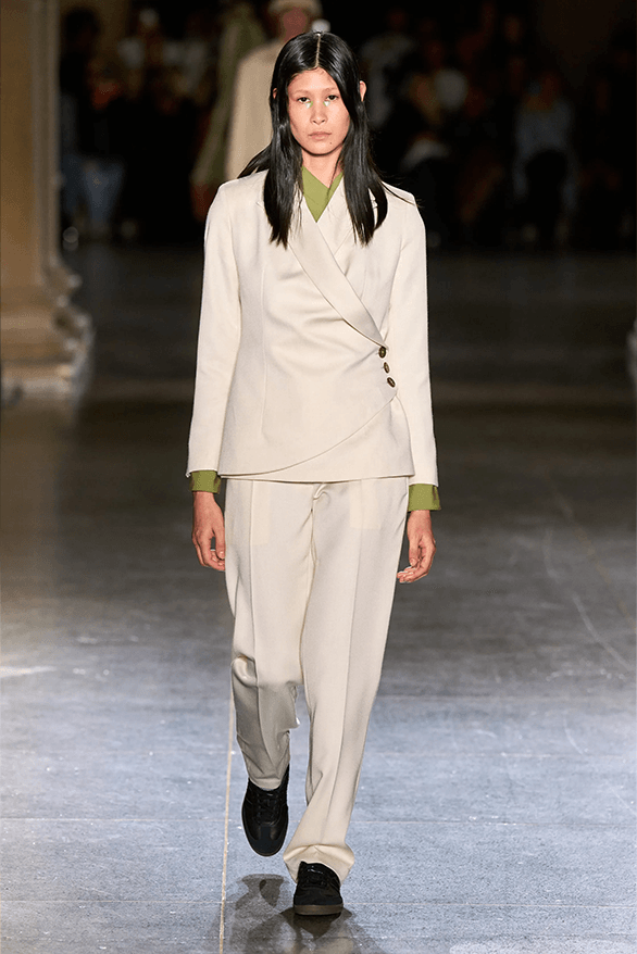 LABRUM Fall Winter 2024 London Fashion Week menswear womenswear runway show Foday Dumbuya Adidas collaboration