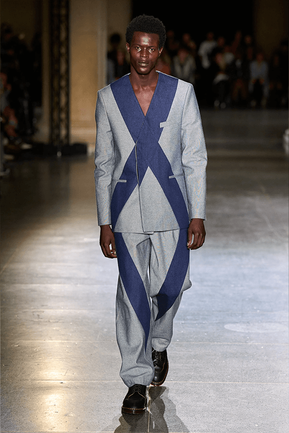 LABRUM Fall Winter 2024 London Fashion Week menswear womenswear runway show Foday Dumbuya Adidas collaboration